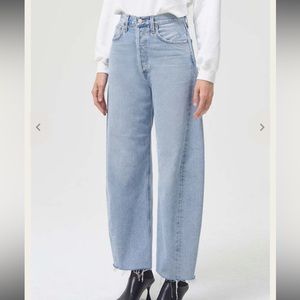Agolde Luna pieced high rise jeans